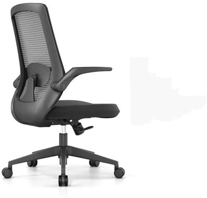Ergonomischer Gaming-Stuhl für Zuhause, Büro, Salon, Waschtisch und Schlafzimmer, Rollstuhl, Arbeitszimmer, Sessel für Balkon, moderne Möbel zum Spielen (schwarz)