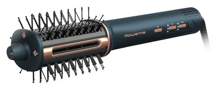 Rowenta Air Brush 3D Secador de Pelo y Cepillo de Aire Caliente 3 en 1, 3 Velocidades y 3 Temperaturas, Cambio Fácil, Modelo UB9720E0