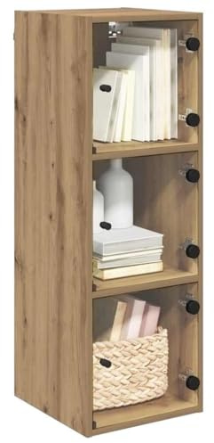 vidaXL Wandschrank 35 x 37 x 102 cm Holzwerkstoff Artisan-Eiche