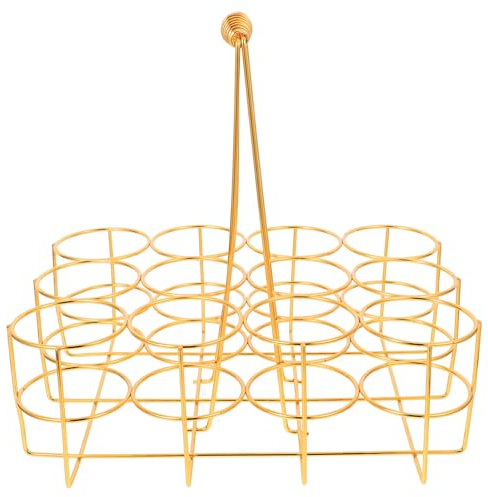ASAKKURA Beer Rack Basket for Holding Storage Material for Bar Nightclubs Easy to Carry Handheld Design for Serving Beer Bottles
