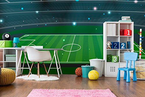 Fotomural Vinilo Pared Estadio de Futbol | Fotomural para Paredes | Mural | Vinilo Decorativo | Varias Medidas 150 x 100 cm | Decoración comedores, Salones, Habitaciones...