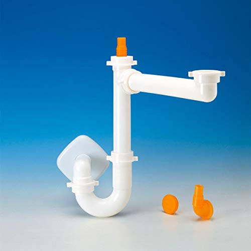 Sifone per lavello da cucina 1 Vasca modello Salvaspazio 1 Via