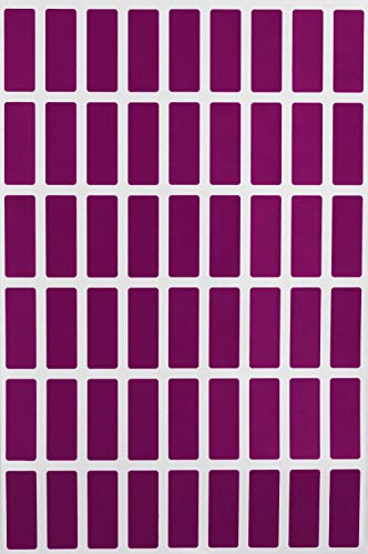 Price Stickers 2.5 cm x 1 cm (25mm X 10mm) - Purple Rectangle Label for Jewelry tag - 810 Pack by Royal Green