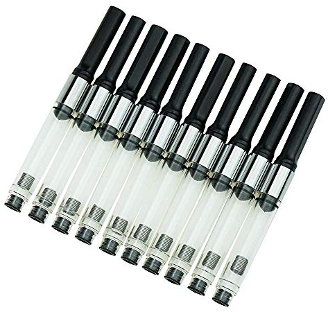 erofa HongDian Fountain Pen Ink Converter, Pack of 10, Bore Diameter 3.4mm