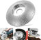 Disque Bois Meuleuse,85mm Disques de meuleuses à rectifier,Disque abrasif en bois,Meuleuse d'angle en carbure de tungstène,Roues pour meuleuse d'angle,Roues et disques abrasifs (Argent)