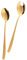 GRÄWE Lot de 2 couverts à salade en acier inoxydable Doré