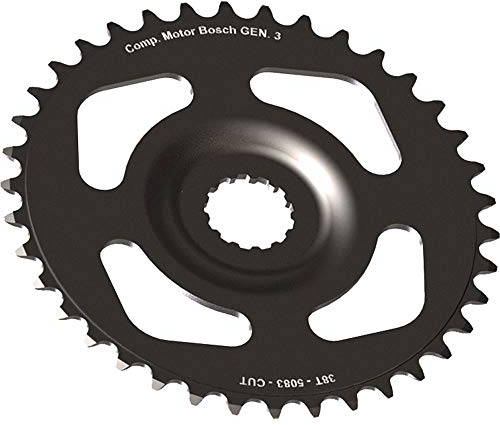 Stronglight Kettenblatt 44 Zähne schwarz Fahrrad