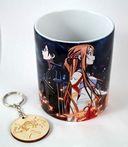 Sword Art Online Tasse und Schlüsselanhänger