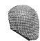 BAJIE Halloween-Maske, Nieten, Spikes, Vollgesichtsmaske, Juwelen-Gesichtsabdeckung, Halloween, Cosplay, lustige Maske, Kopfhelm, echte Masken