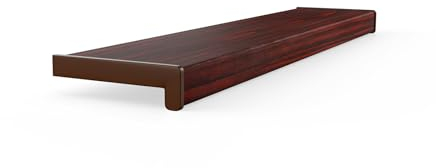 Seiletech.de FENSTERBANK PVC – 30 cm x 140 cm – Mahagoni – Fensterbrett – für den Innenbereich – Innenfensterbank – Innen – Meterware – Wohnzimmer – Deko – Kunststoff