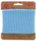 Nähmit Grobstrick - Cuff Fertigbündchen 110cm lang - Rippenstrick - grob gerippt Bündchen für Jacken Mantel Lederjacke - für Ärmel Kragen oder Abschluss Bund (A15-hellblau)