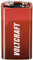 VOLTCRAFT 6LR61 9V Bloc Pile Alcaline Manganèse 550mAh 9V 1pc