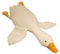 NatureMan 85cm Gans Gefülltes Tier Kissen Weißer Schwan Wurf Plüsch Kissen Super weiches Schlafkissen Nettes Plüsch GooseToy für jedes Alter