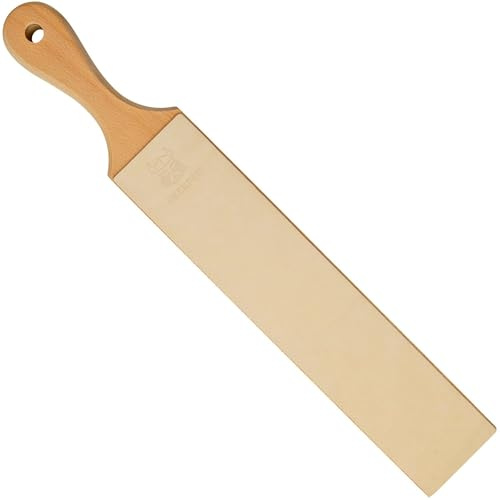 Skerper Stropping Paddle STP001 Strop Double Face, Cuir Lisse