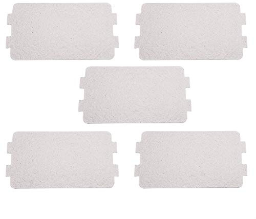 Gavigain 5Pcs Micro Führer Abdeckungen, Universal Micro Oven Mica Blatt Platten, Micro Oven Reparatur Teile, 11,6 × 6,4 cm / 4,6 × 2,5 Zoll