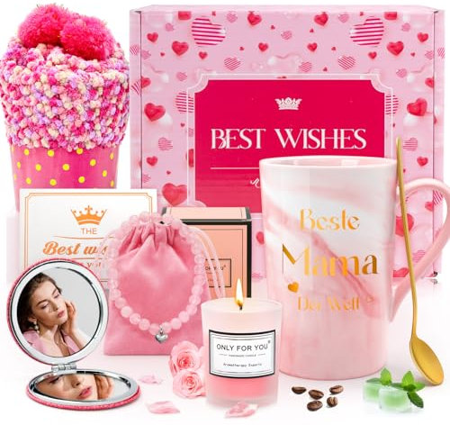 SunmeiTrad Geschenke für Mama, Muttertagsgeschenk, Geschenke für Mama Weihnachten Weihnachtsgeschenke für mama, Muttertag, Geschenke zum Muttertag, Geburtstagsgeschenk für Mama, Tasse Mama