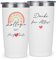 Livole Geschenk Kollegin Weihnachten, Dankeschön Geschenke, Kollegin mit Herz & Seele, Danke für Alles Becher, Weihnachtsgeschenke für Kollegen, Kollegin Jobwechsel, 600ml Vakuum Thermo Trinkbecher