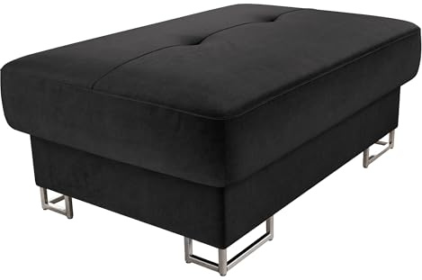Mirjan24 Polsterhocker Cotere, Hocker, Sofahocker, Moderner Sitzhocker, Sitzbank, Pouf, Fußbank, Farbauswahl (Manila 18)
