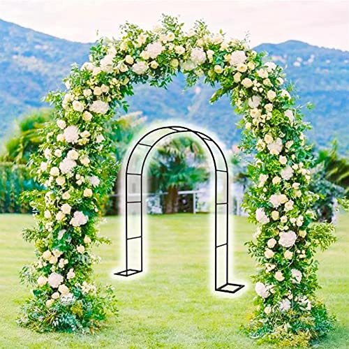 Large Metal Garden Archway 2.0m 2.8m 3.0m Arbor for Wedding Rose Support Arch with 20mm Galvanized Pipe 1.2m 1.5m 1.8m Sizes 40cm Wide Rust Proof Arch Structure