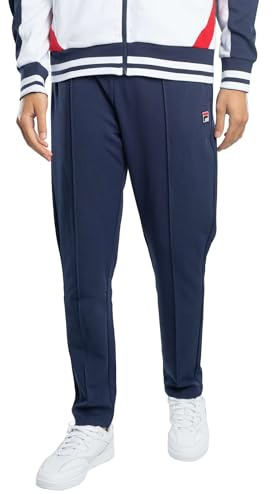 FILA Herren Molveno – Jogginghose Mit Biesenmuster, Navy