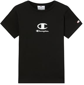 Champion Legacy Jungen Crewneck T-Shirt M Schwarz, Schwarz, M