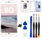EFaith für iPhone 8 / SE 2020 Display Ersatz Bildschirm LCD Full-HD 3D Touchscreen Digitalisierer Reparatur-Set komplett mit Werkzeug Kit, Modell A1863 / A1905 / A1906 (weiß)