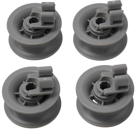 ZYNCUE Set Of 4 Upper Basket Wheels Universal Dishwasher Replacement Parts Accessories, For Dishwasher Top Basket For Bosch For Siemens 611666
