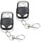 2PCS 433MHz Universal Garage Door Opener Remote Control Key Fob, Wireless Cloning Remote for Electric Gates, Garage Doors, Shutters & Lights, 4-Button Remote Control Duplicator for 433.92MHz Systems