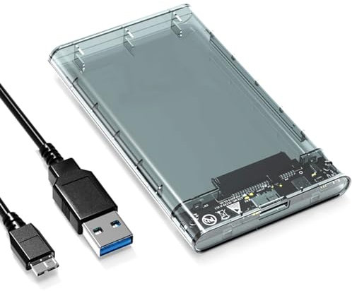 Caja de disco duro USB 3.0 de 2.5 pulgadas, 5 Gbps, SSD, carcasa móvil para portátiles, PC, caja de disco duro móvil