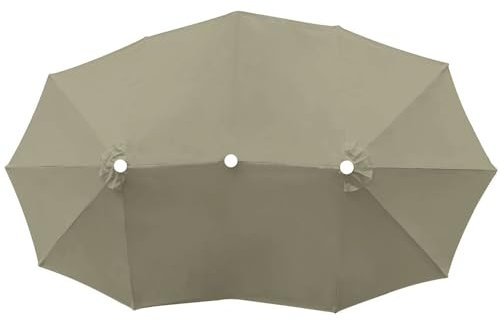 Telo di Ricambio per Ombrellone da Esterno, Copertura di Ombrellone Grande 4.5x2.7 M, per Giardino Piscina Spiaggia(A5)