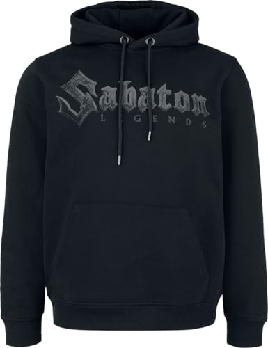 Sabatons Black Logo Männer Kapuzenpullover schwarz Band-Merch, Bands