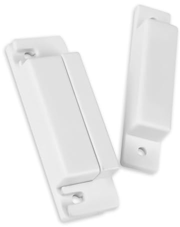 5 interruptores magnéticos de lengüeta, normalmente cerrados, sensores de contacto NC, interruptor de alarma de seguridad para puerta y ventana, cajón, color blanco