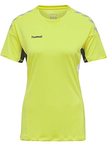 hummel Tech Move Trikot Kurzarm Damen F9001 gruenschwarzgrau, L Damen