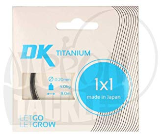 DEKA Titanium 1x1***High-End Titanvorfach aus Japan***Keine lästigen Knicke und Kräusel wie beim Stahlvorfach mehr***