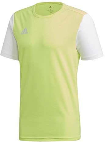 adidas Performance Estro 19 Trikot Kurzarm Kids Hell gelbweiss, 116 Kinder