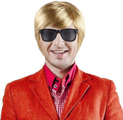 Balinco Set aus Schlagerstar Heino Perücke blond + Sonnenbrille schwarz