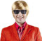 Balinco Set aus Schlagerstar Heino Perücke blond + Sonnenbrille schwarz