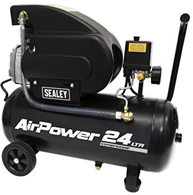 Sealey Direct Drive Air Compressor, 24L, 2hp, 5.8cfm, 116psi, 1.5kW - SAC2420A