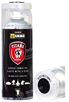 Mig - Titans Hobby: Black Matt Primer 400 Ml Spray