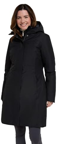 Mountain Warehouse Polar Womens Hybrid Long Padded Jacket - Waterproof & Breathable Ladies Puffer Coat with Taped Seams - Autumn Winter, Travelling & Daily Use