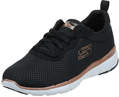 Skechers Sport Womens Flex Appeal 3.0 First Insight Sneakers Frauen Schwarz, Schuhgröße:43 EU