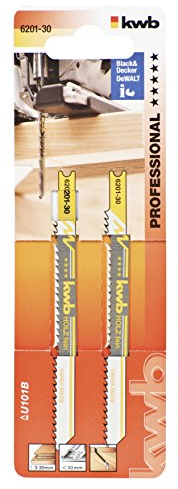 2 Stichsägeblätter für Holz 100/80 Feinschnitt KWB PRO