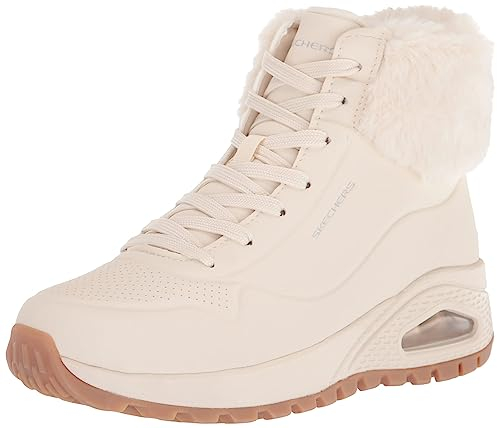 Skechers Damen Winter Boots, Beige, 39 EU