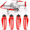 Master Airscrew Stealth Propeller kompatibel mit DJI Air 2S - Rot, 4 Stück