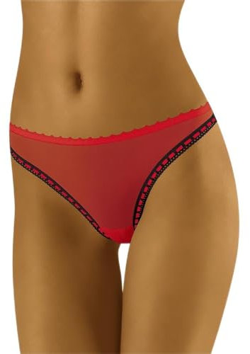 Wolbar Perizoma per Donna WB307, Rosso,M