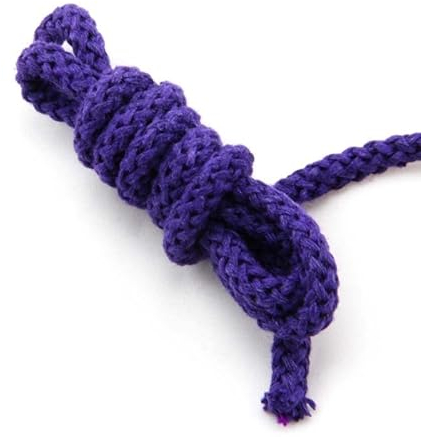 NTS-Nähtechnik 8mm | 5m Kordel | 100% Baumwolle | mit Polyester Kern (violett)