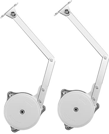 RUYUFE Lid Stay Hinge Soft Close Safety Lid Support Toy Box Chest Hinges for Upward and Top Opening Flap Doors 2 Pack
