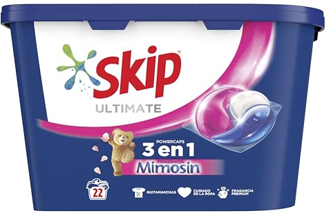 Skip Ultimate Detergente en Cápsulas Fragrancia Mimosín 22 lavados