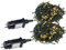 Lunartec Lichterkette Outdoor LED: 2er-Set WLAN-Lichterketten, je 160 warmweiße LEDs, 8 Modi, App, je 16m (Lichterkette Aussenbereich, 220 Volt, Garten Beleuchtung)