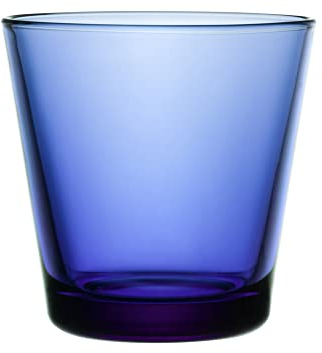 Iittala Kartio Trinkgläser 2er Set Spülmaschinenfest in der Farbe Ultramarinblau, 210ml, 1062693, Blau